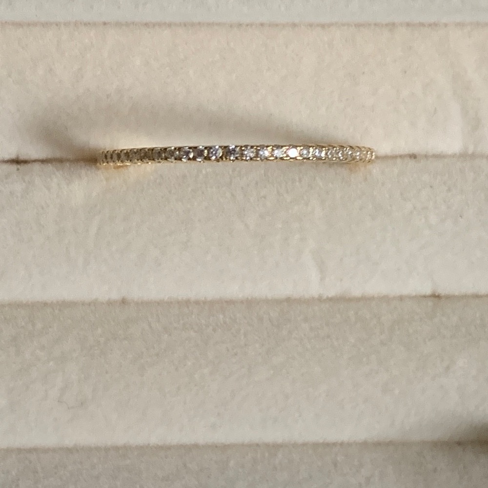 cute gold plated ring